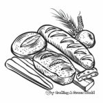 Freshly Baked Bread Coloring Pages 4