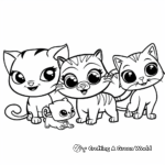 Friendly Faces: Littlest Pet Shop Friendship Coloring Pages 4