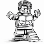 Friendly Lego Hulk Coloring Pages for Kids 1