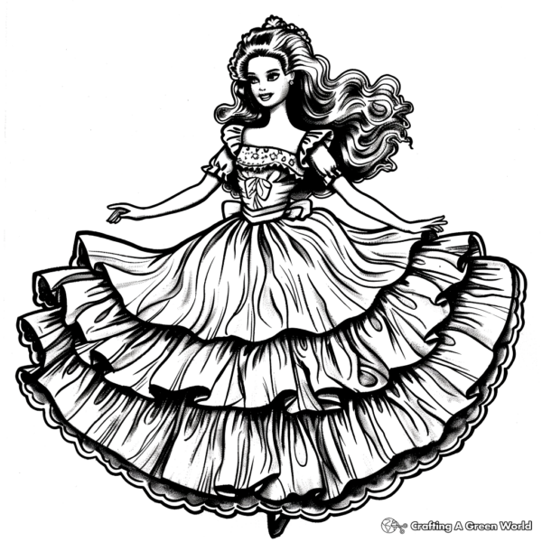 Fashion Barbie Coloring Pages - Free & Printable!