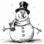 Frosty the Snowman and Karen Coloring Pages 2