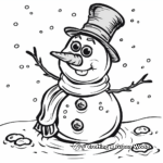Frosty the Snowman and Karen Coloring Pages 3