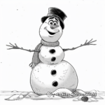 Frosty the Snowman Movie Scene Coloring Pages 3