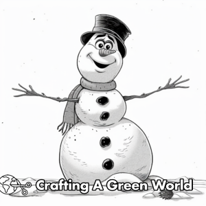 Frosty The Snowman Coloring Pages - Free &amp; Printable!