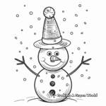 Frosty's Magical Hat Coloring Pages 2