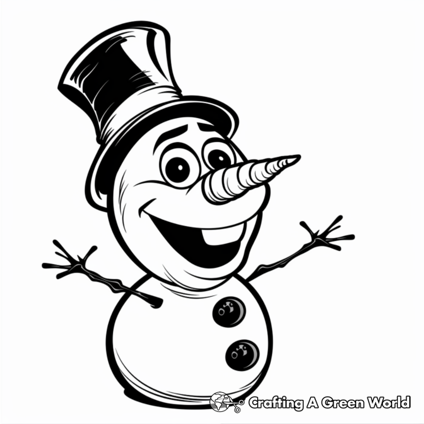 Frosty The Snowman Coloring Pages - Free & Printable!