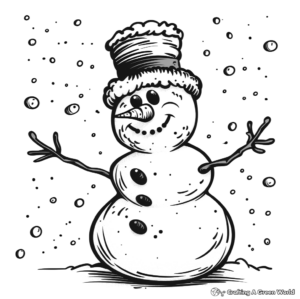 Frosty The Snowman Coloring Pages - Free & Printable!
