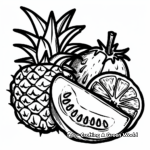 Fruit-Themed Sharpie Coloring Pages 4
