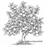 Fruitful Tree of Hope Coloring Pages 2