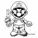 Fun and Easy Waluigi Coloring Pages for Kids 2
