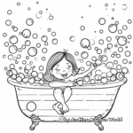 Fun Bubble Bath Coloring Pages 2