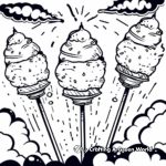 Fun Carnival Cotton Candy Coloring Pages 1