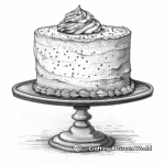Fun Chiffon Cake Coloring Pages for Children 1