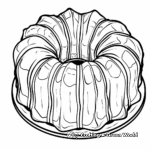 Fun Chiffon Cake Coloring Pages for Children 3
