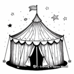 Fun Circus Tent Coloring Pages 1