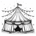 Fun Circus Tent Coloring Pages 3