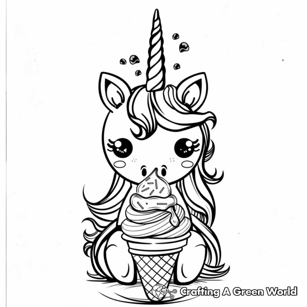 Kawaii Unicorn Coloring Pages - Free & Printable! Kawaii Unicorn Coloring Pages - Free & Printable!