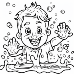Fun Finger Paint Theme Coloring Pages 3