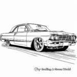 Fun Lowrider Toy Car Coloring Pages 2