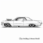 Fun Lowrider Toy Car Coloring Pages 3