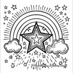 Fun Rainbow Star Coloring Pages 3