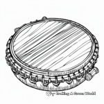 Fun Tambourine Coloring Pages 4