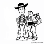 Fun Toy Story Coloring Pages 2