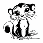 Funny Animaniacs Minerva Mink Coloring Pages 1