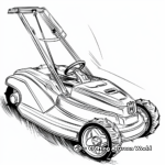 Futuristic Lawn Mower Coloring Pages 1
