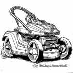 Futuristic Lawn Mower Coloring Pages 3