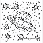 Galaxy Star Coloring Pages 1