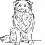 Gentle Bearded Collie Coloring Sheets 4