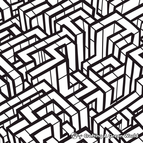 Maze Coloring Pages - Free &amp; Printable!