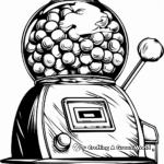 Giant Gumball Machine Coloring Pages for all Ages 2