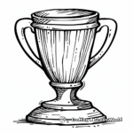 Giant Trophy Cup Coloring Pages 4
