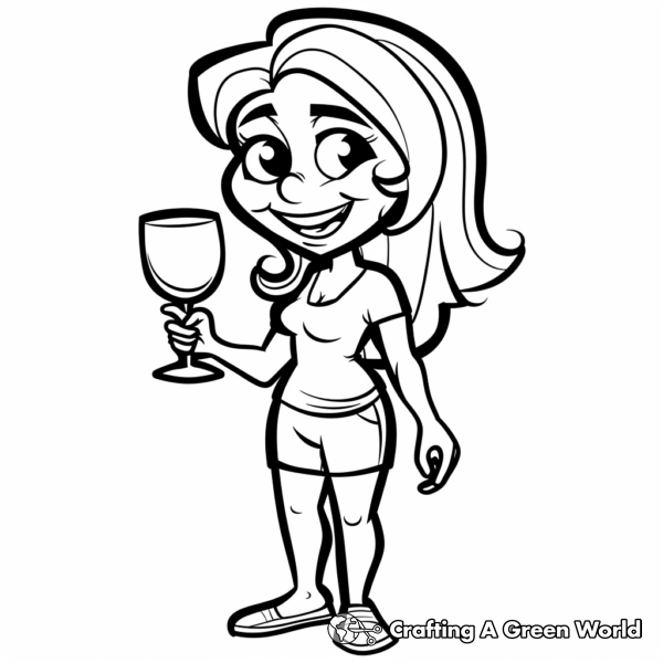 Girlfriend Character Friday Night Funkin Coloring Pages 1