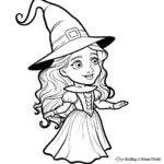 Glinda: Good Witch of the South Coloring Pages 4