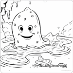 Glitter Slime Coloring Pages 4