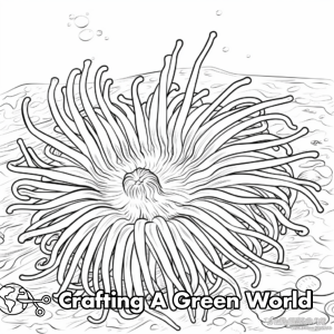 Sea Anemone Coloring Pages - Free &amp; Printable!