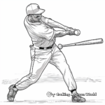 Golden Era Baseball Player Coloring Pages 4