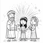 Golden Frankincense and Myrrh Epiphany Coloring Pages 2
