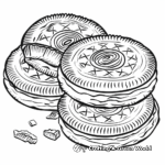 Golden Oreo Coloring Pages 3