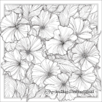 Gorgeous Floral-Filled Calendar Coloring Pages 2
