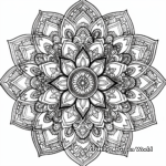 Gratitude-Themed Mandala Coloring Pages 1
