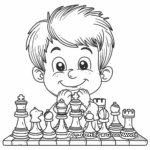 Gripping Chess Puzzle Coloring Pages 2
