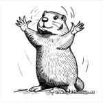 Groundhog Day Predictions: Six More Weeks of Winter Coloring Page 3