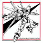 Gundam Astray Red Frame Coloring pages 2