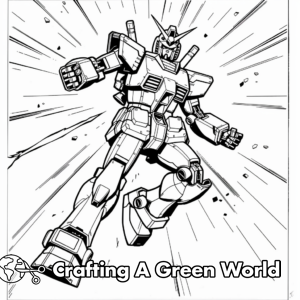 Gundam Coloring Pages - Free &amp; Printable!