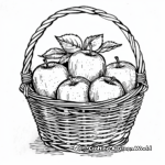 H2: Basket of Apples Coloring Pages 4