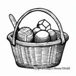 H2: Basket of Toys Coloring Pages 2